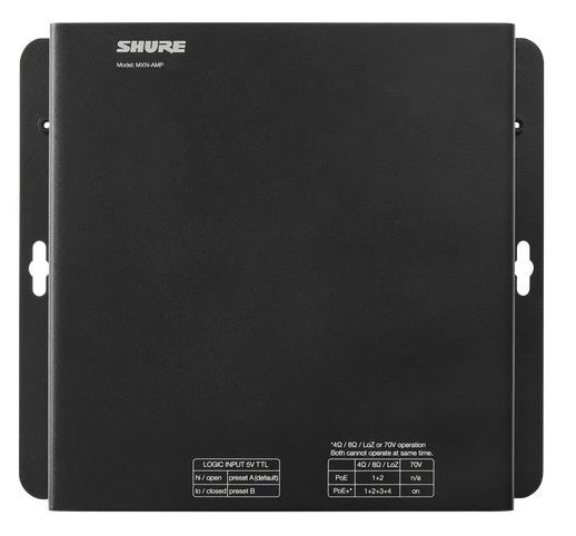 MICROFLEX POE OR POE+ POWERED MULTICHANNEL AMPLIFIER- POWER UP TO 4 MXP SPEAKERS @8OHM